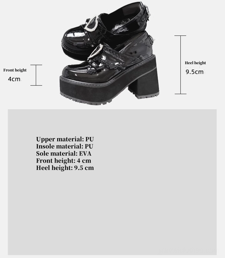 Jirai Kei platform loafers product code HON-SHO-267 reference and shipping information displaying processing time and delivery details for customer orders
