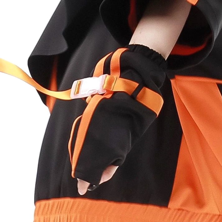 Black-green Jirai Kei shorts individual component matching color scheme elastic waistband detail display