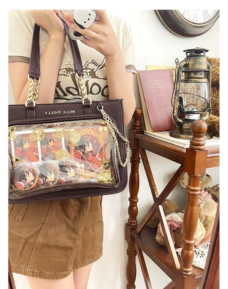 Jirai kei subculture significance explained through checkered ita bag as wearable art form statement