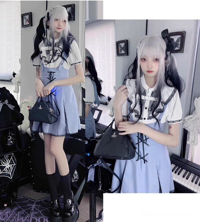 Jirai kei suspender skirt and blouse care maintenance styling preservation tips guide