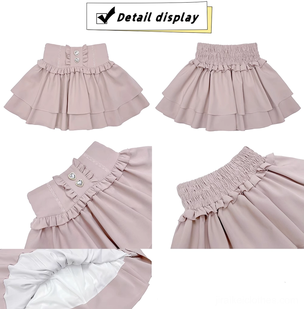 Jirai kei tiered mini skirt styling inspiration, outfit coordination ideas, matching accessories, cultural significance aesthetic guide