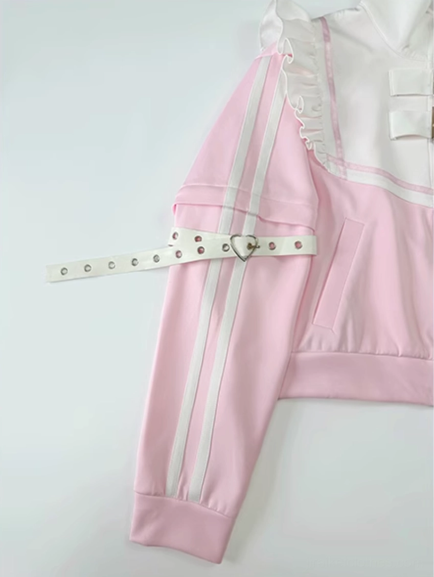 Leg warmers removable straps Y2K aerobics nostalgia Tenshi aesthetic sporty ethereal silhouette