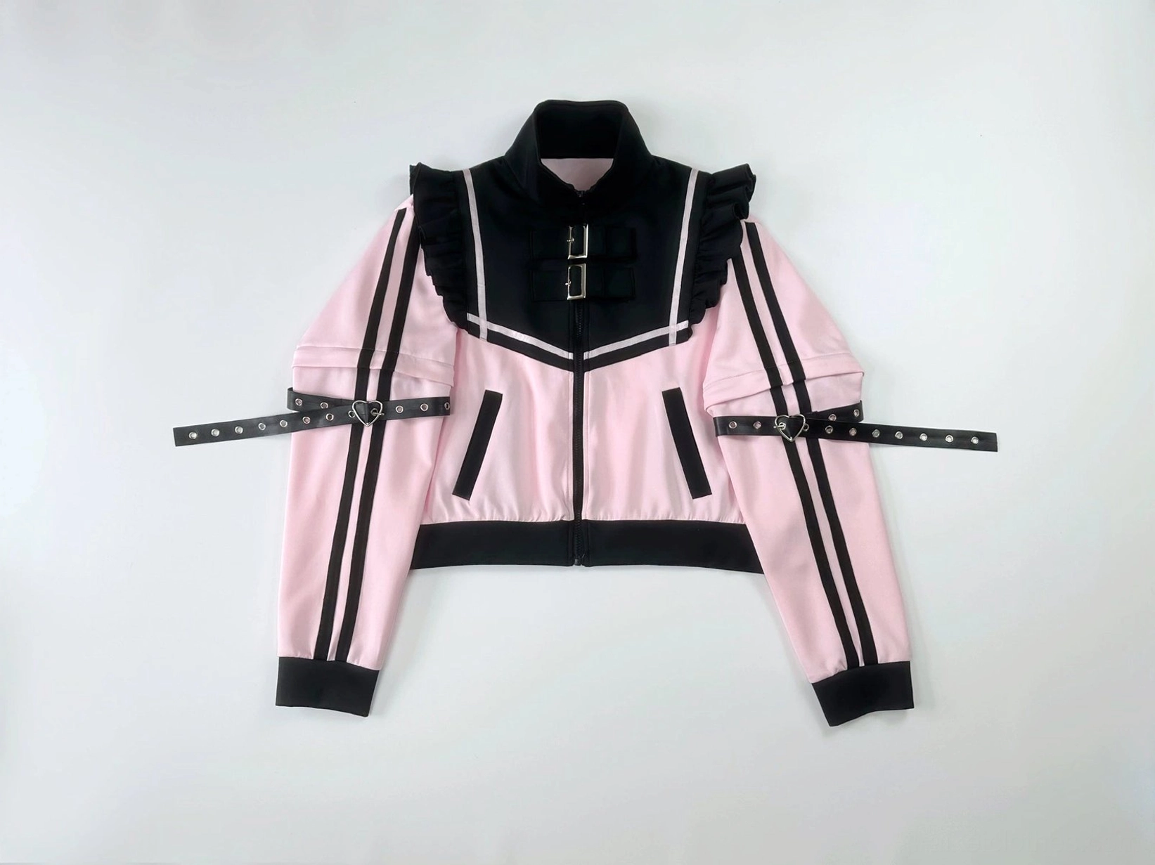 Measurement guide Tenshi jacket size chart shoulder sleeve length bust coat length fitting guide