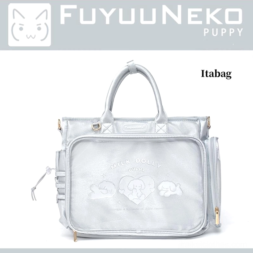 Navy blue Jirai Kei itabag classic sophistication kawaii appeal anime collectible display window