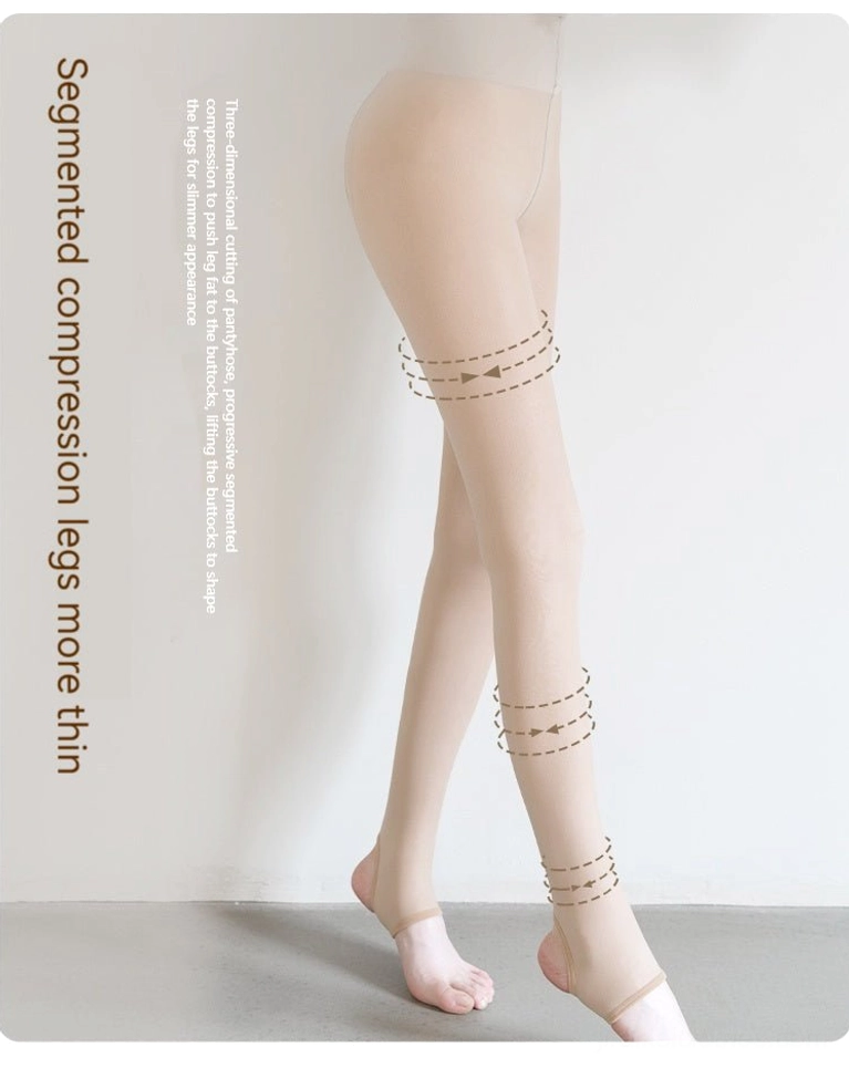 Nude jirai kei tights compression micro pressure ring straps thigh calf detail