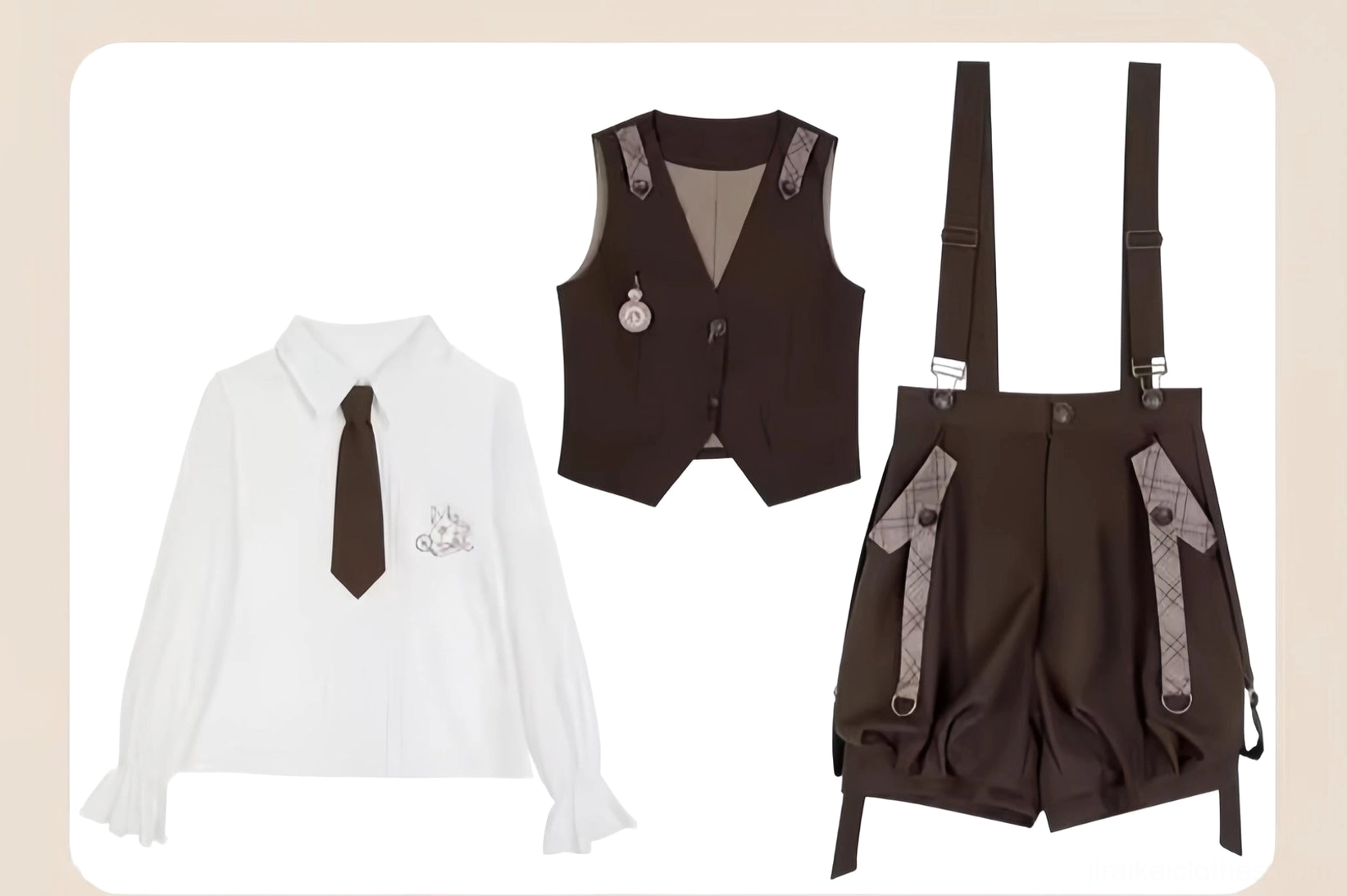 Ouji Lolita detective aesthetic overview featuring vintage brown serge construction, steampunk-inspired detailing, poet sleeve romanticism, philosophical aristocratic subculture expression, and androgynous sophistication