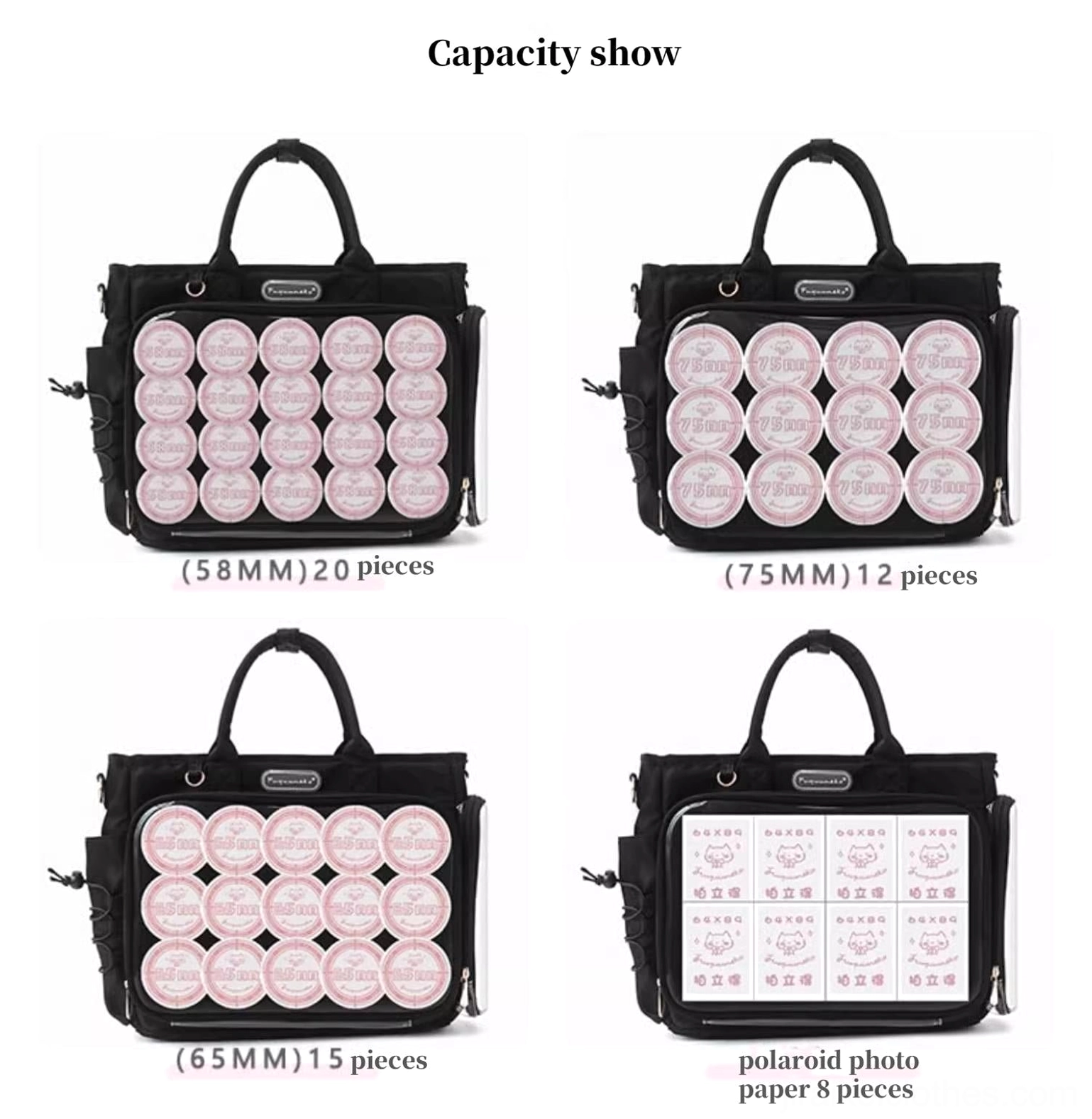 Pink Jirai Kei itabag hyper-feminine maximalist charm display quintessential aesthetic choice