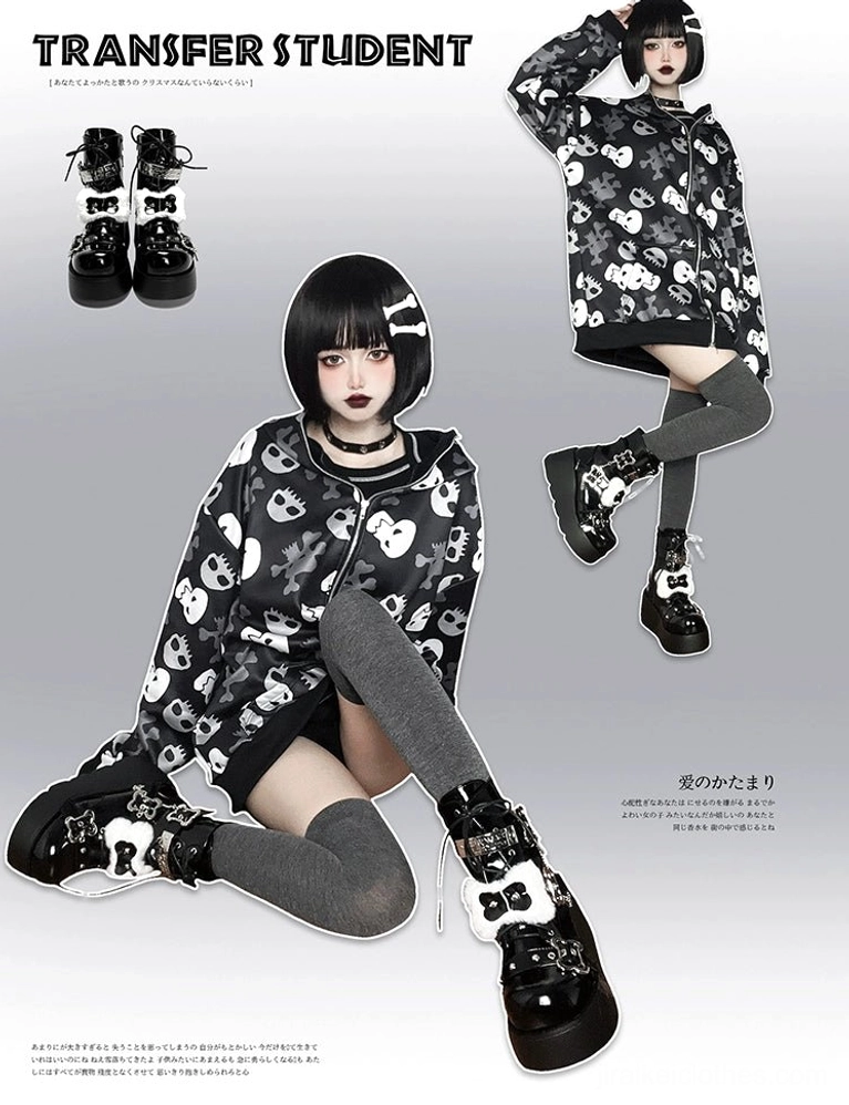 Platform Martin boots community connection image showing Jirai Kei fashion event gathering alternative subculture