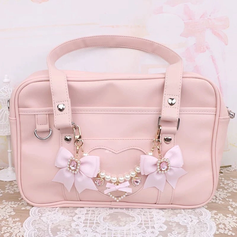 Ryousangata bag charm dual-sided clip mechanism functionality secure attachment system