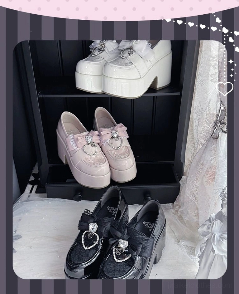 Ryousangata Jirai Kei platform loafers care and maintenance guide showing cleaning and preservation techniques