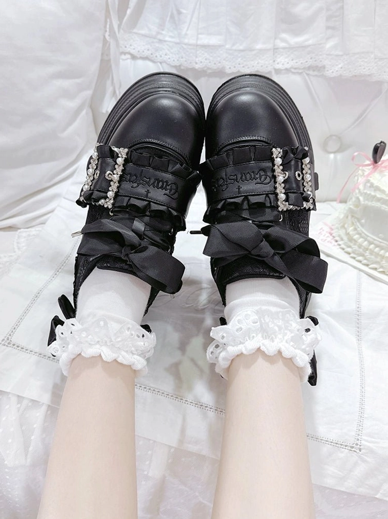 Ryousangata Jirai Kei platform shoes alternative fashion footwear statement piece authentic design