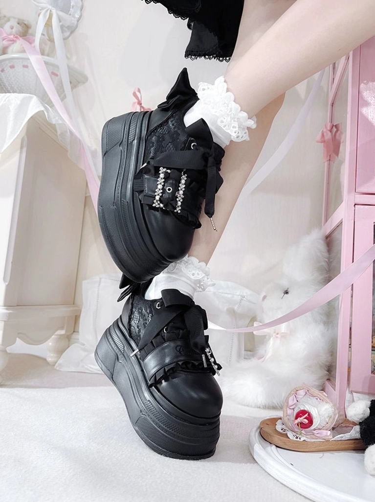 Ryousangata platform shoes hand measurement sizing allow 0.8-1.2 inch 2-3 centimeter difference