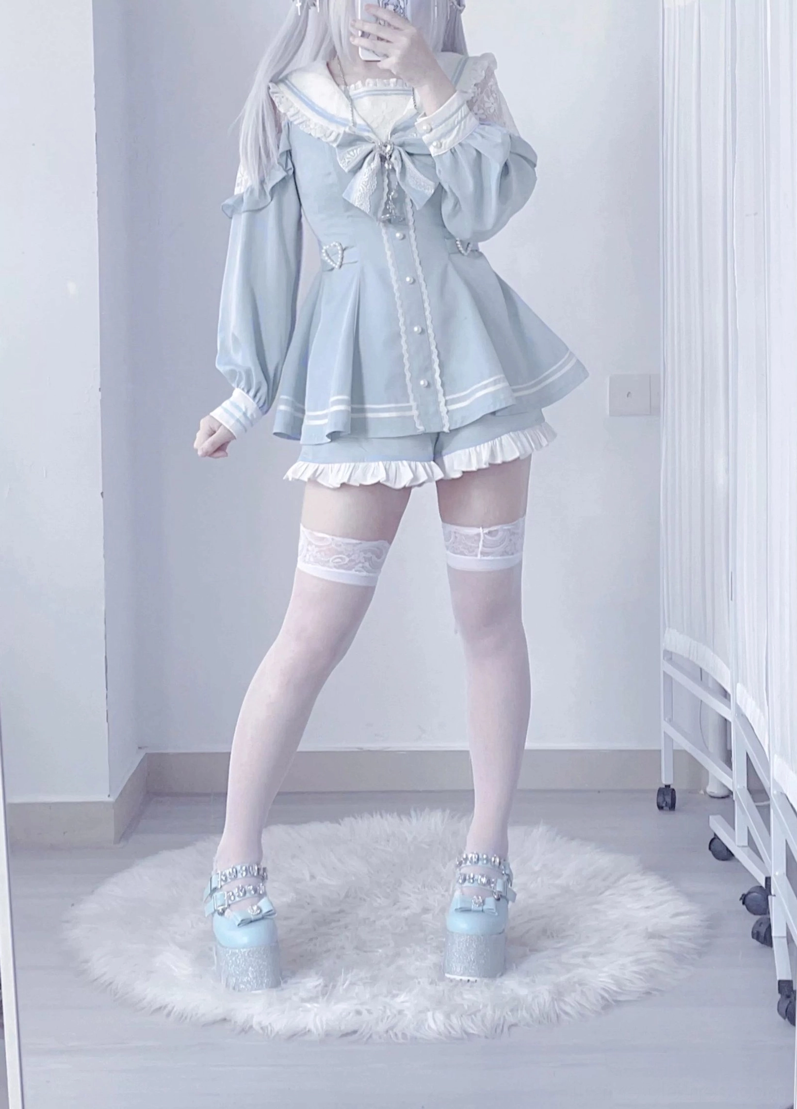Sailor Jirai Kei dress set care instructions washing and maintenance guide product information
