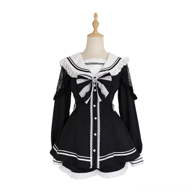 Sailor Jirai Kei dress set color swatch comparison all available color options palette display