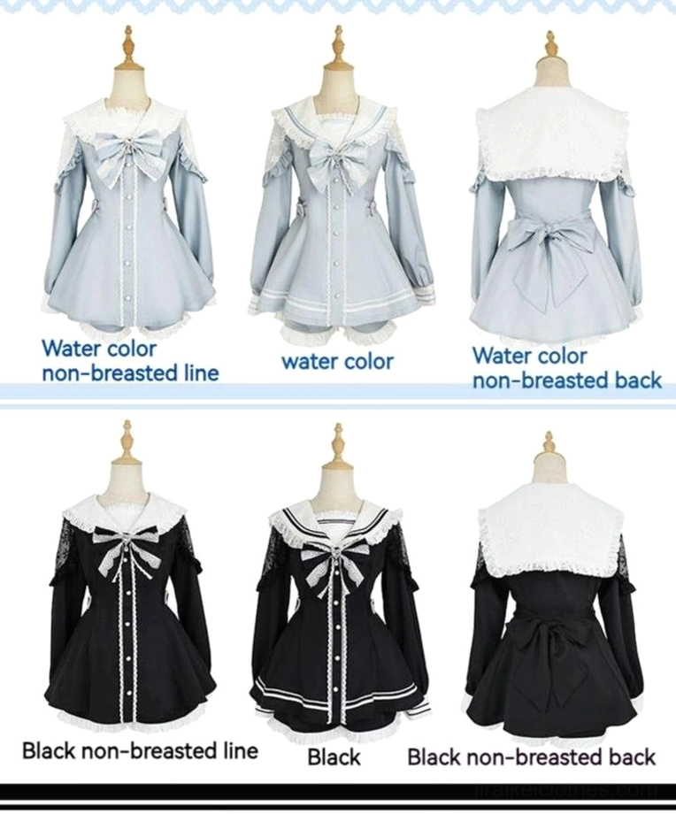 Sailor Jirai Kei dress set lifestyle photography real-world wearing occasion display styling