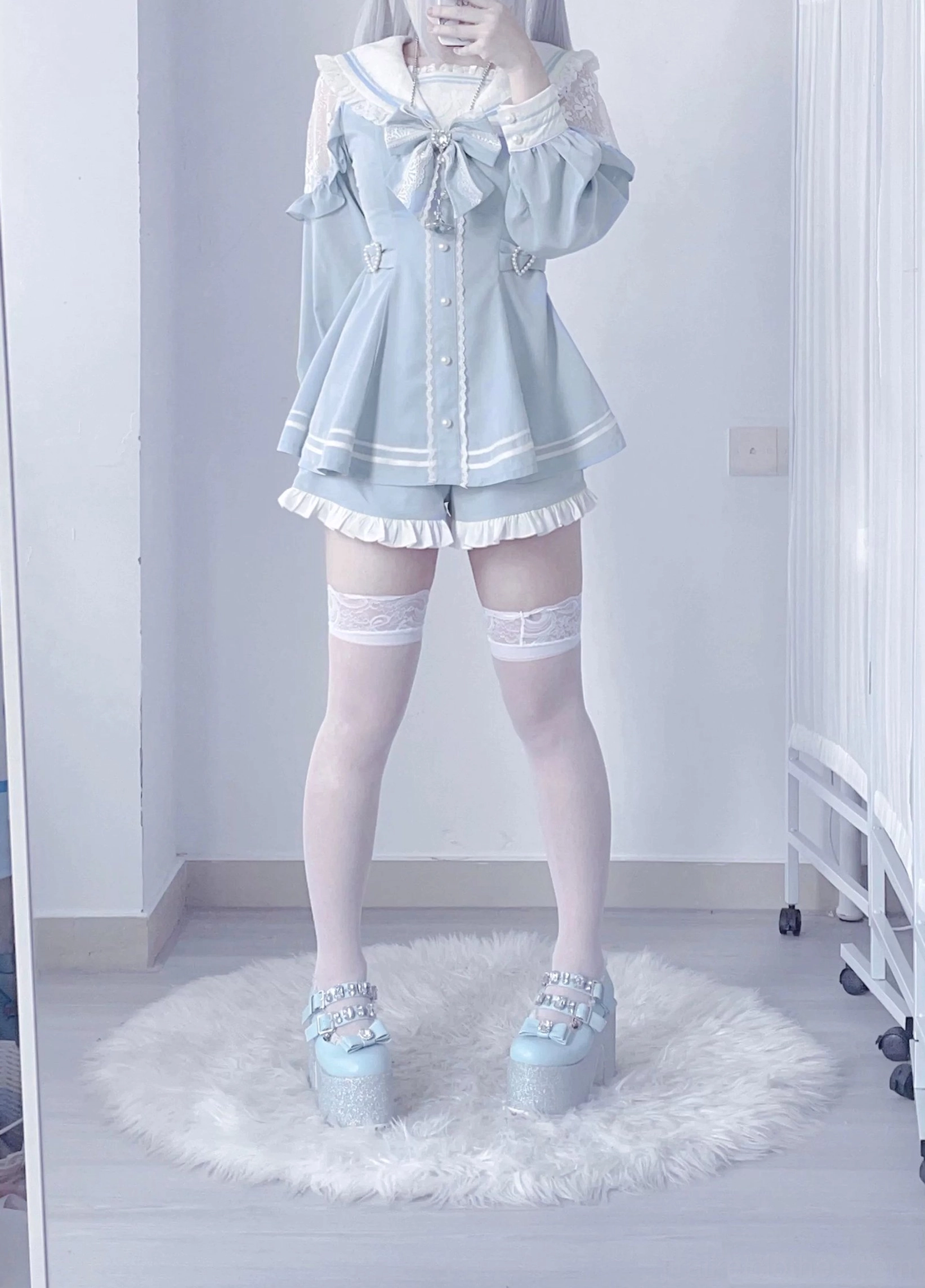 Sailor Jirai Kei dress set preorder shipping information timeline product availability details