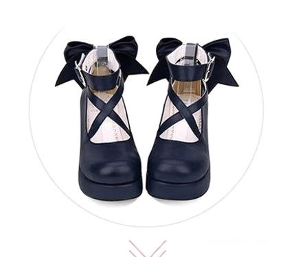 Wine red Jirai Kei platform Mary Janes styled with Lolita fashion accessories and coordinates for soft-Jirai aesthetic outfits