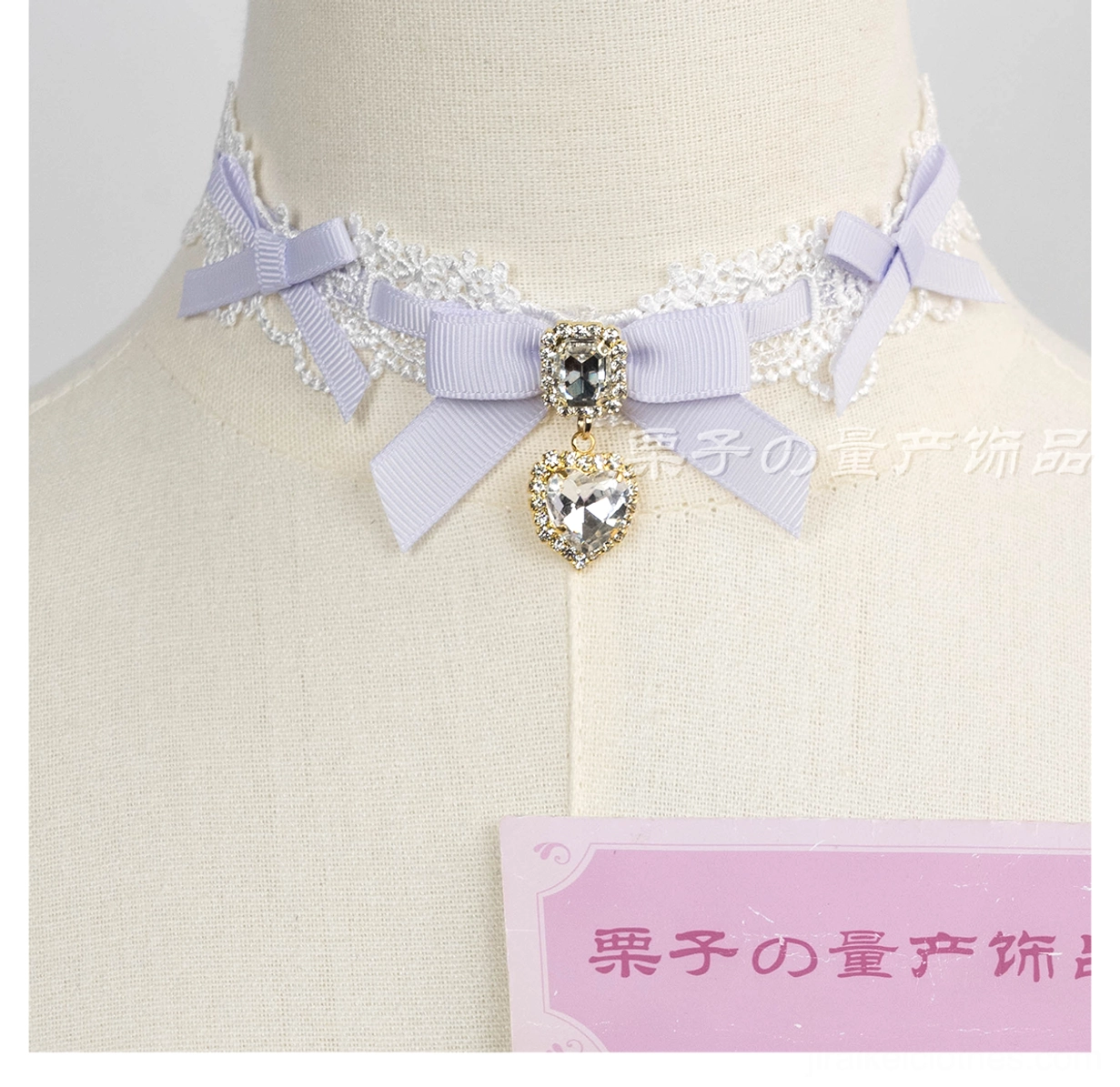 Yellow double-layer necklace with detachable pearl strand jirai kei aesthetic